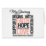 My Journey Begins With FAITH Endometrial Cancer cards