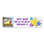 My Kid is a KBP Star bumper stickers