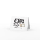 My Kids All Have Fur and Whiskers Notecard