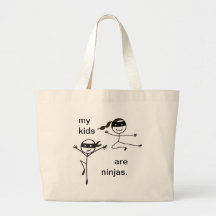 My Kids are Ninjas. Tote Bag