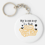 My Kids Say I'm the Worlds Best Mum Key Chain