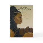 'My King' Greeting Card with poem