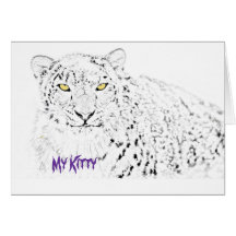 My Kitty Note Card