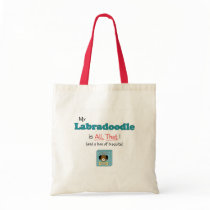 My Labradoodle is All That! Canvas Bag