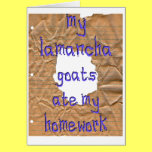 My LaMancha Goats Ate My Homework cards