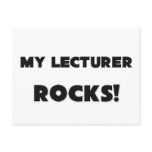 MY Lecturer ROCKS! postcards