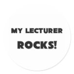 MY Lecturer ROCKS! stickers