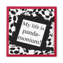My life is panda-monium magnets
