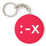 My lips are sealed keychains