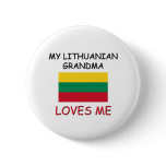 My Lithuanian Grandma Loves Me buttons