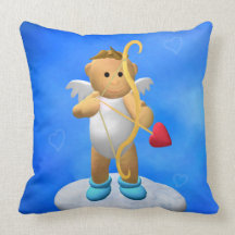 My Little Angel: Cupid Throw Pillow