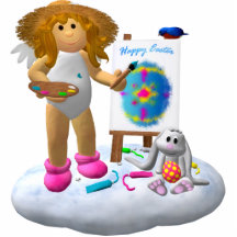 My Little Angel: Easter Time 3 Photo Cutouts