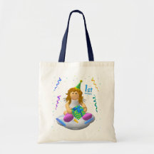 My Little Angel: First Birthday Tote Bags