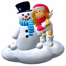 My Little Angel: Snowman Ornament Acrylic Cut Outs