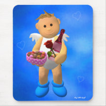 My Little Angel with Chocolates Mouse Mat