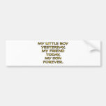 MY LITTLE BOY BUMPER STICKERS