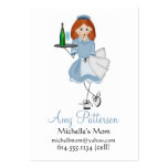My Little Future Waitress Mummy Cards business cards
