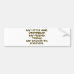 MY LITTLE GIRL BUMPER STICKERS