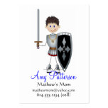 My Little Knight Player Mummy Cards business cards