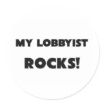 MY Lobbyist ROCKS! stickers