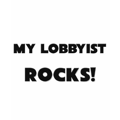 MY Lobbyist ROCKS! T Shirt by professions