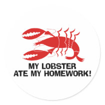 My lobster ate my homework