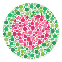 My Love is Colour Blind Sticker with border