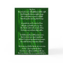 "My Love" Valentine Card - green