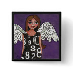 MY LUCKY NUMBERS ANGEL -  a blessed button