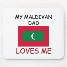 My MALDIVAN DAD Loves Me Mouse Mat