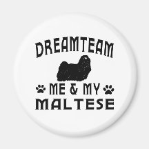 My Maltese Dog Refrigerator Magnets