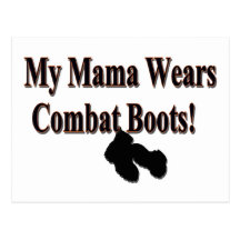 My Mama Wears Combat Boots PostCard