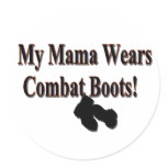 My Mama Wears Combat Boots Sticker
