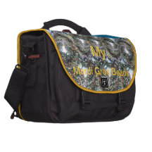 My Mardi Gras Bead Messenger Bag Bag For Laptop