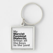 My Marxist Feminist Dialectic Brings all the boys Key Chain