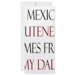 My Mexican Cuteness Comes From My Dad rack cards