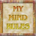 My Mind Rules photo sculptures