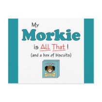 My Morkie is All That! Postcards