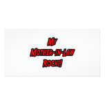 My Mother-In-Law Rocks Customized Photo Card