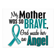 My Mother Is An Angel 1 Ovarian Cancer Post Card