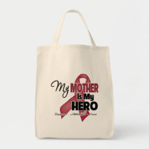 My Mother is My Hero - Multiple Myeloma Canvas Bags