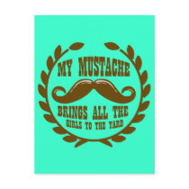 My Moustache Brings all the Girls to the Yard