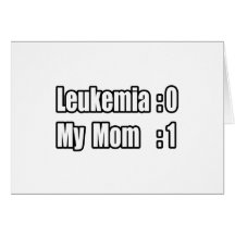 My Mum Beat Leukaemia (Scoreboard) Card