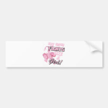 My Mum Fight Like A Girl Distressed Bumper Stickers