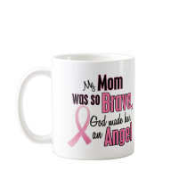 My Mum Is An Angel Breast Cancer Mugs