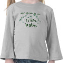 My Mum is an Irish Babe Cute Kid t-shirts