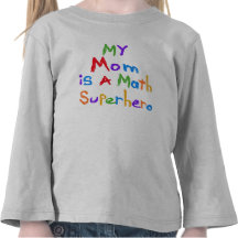 My Mum Math Superhero T-shirts and Gifts