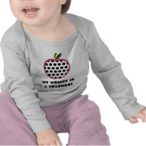 My Mummy is a Teacher Shirt - Polka Dot Apple