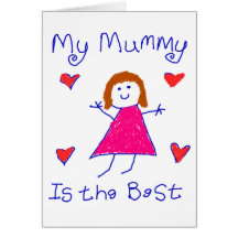 My Mummy is the Best Greeting Card