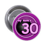 My Mum's 30 pink swirl